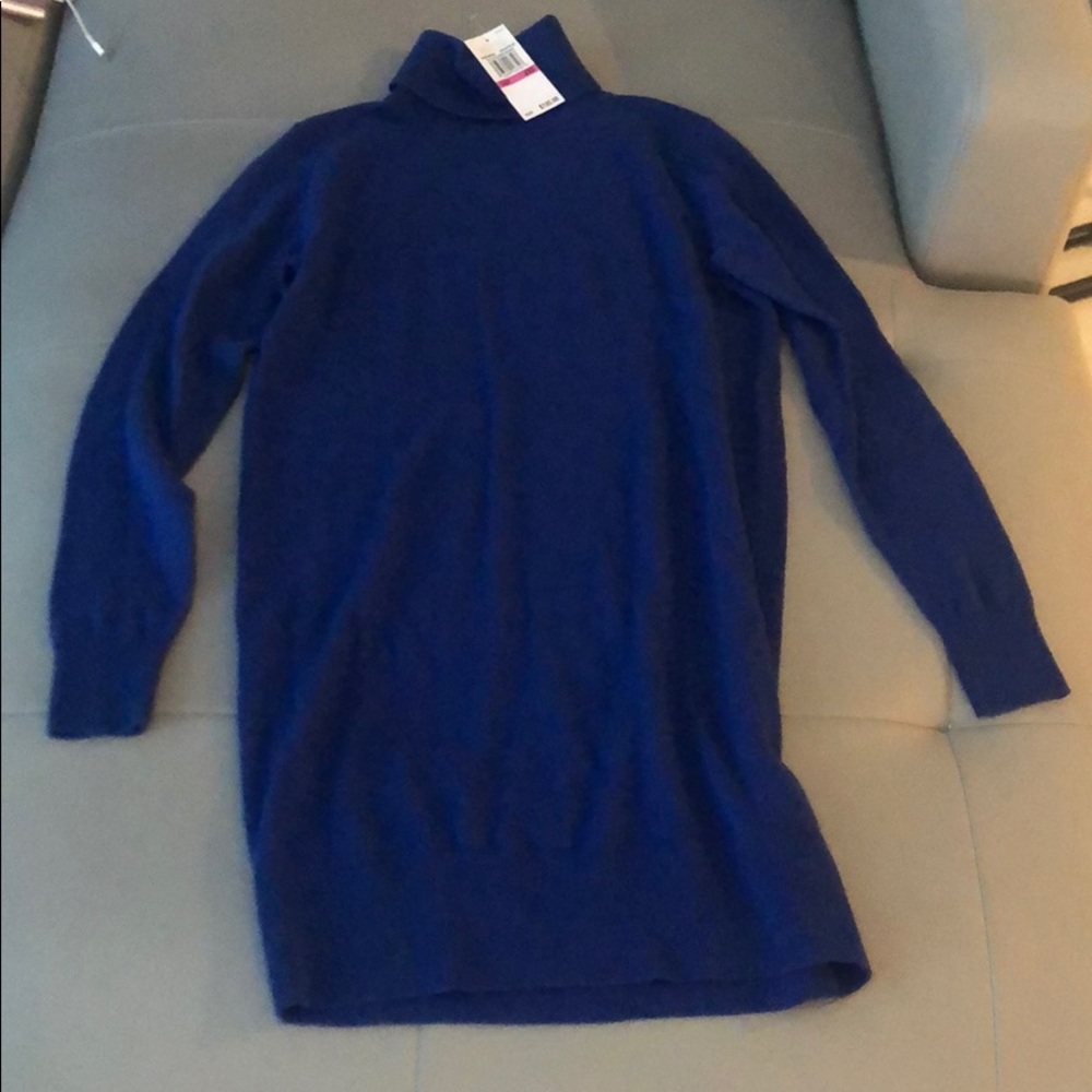 Michael kors blue sweater dress